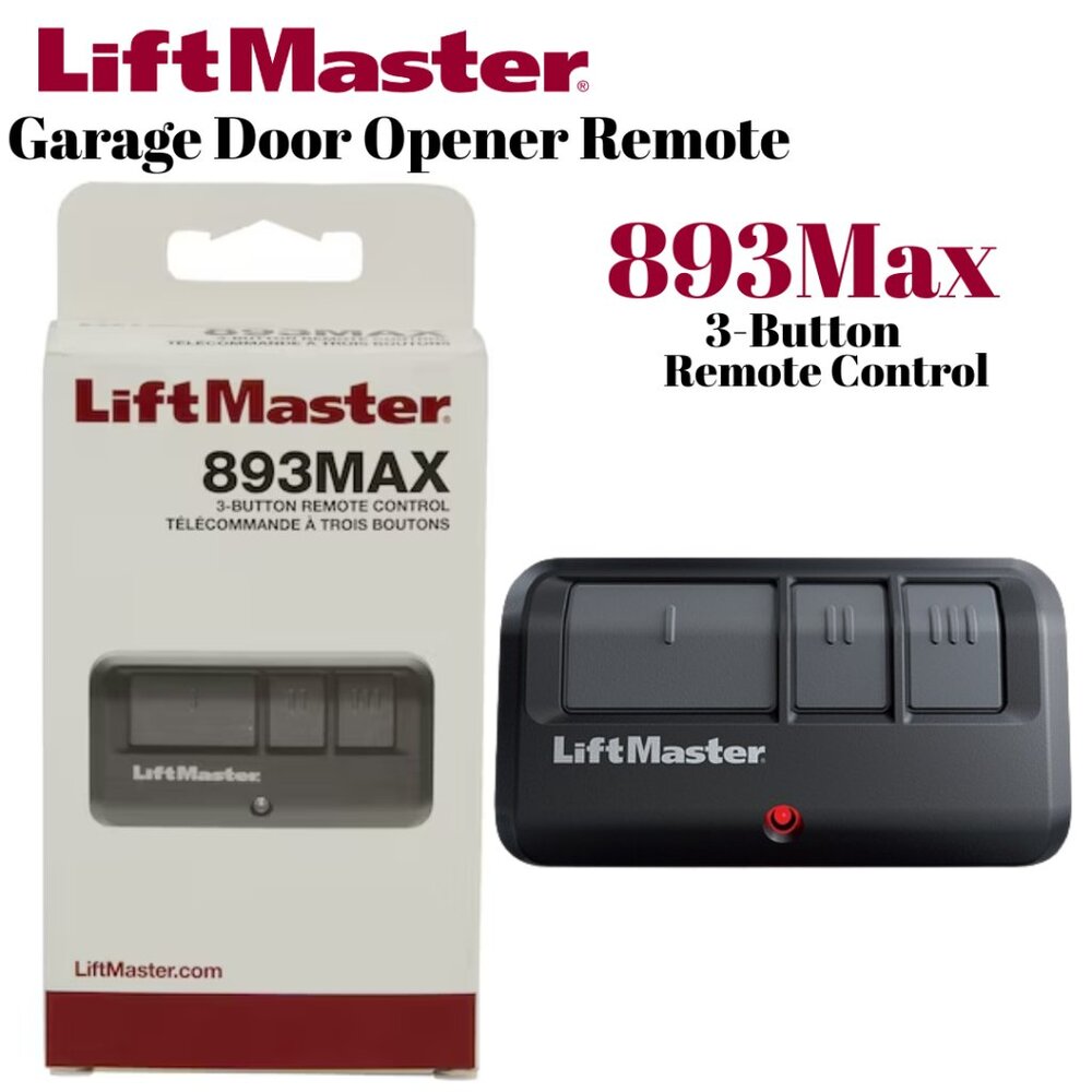 Liftmaster 893max garage door opener